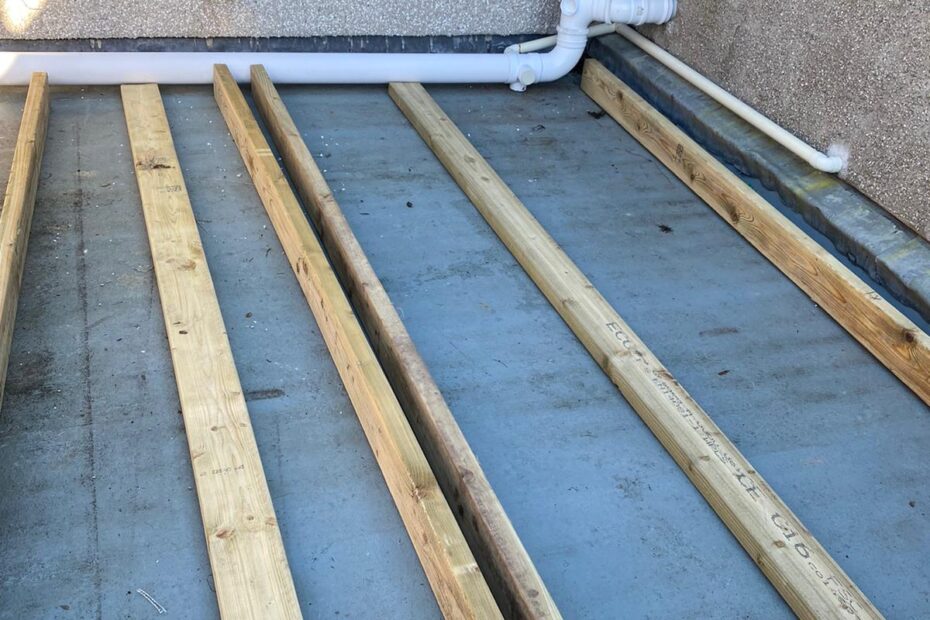 Building a Decking on a Flat Roof